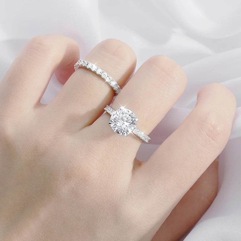 Moissanite Engagement Ring